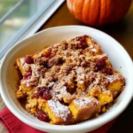 Pumpkin French Toast Casserole