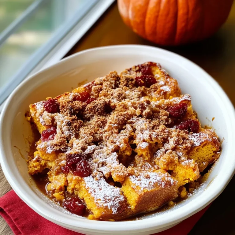 Pumpkin French Toast Casserole