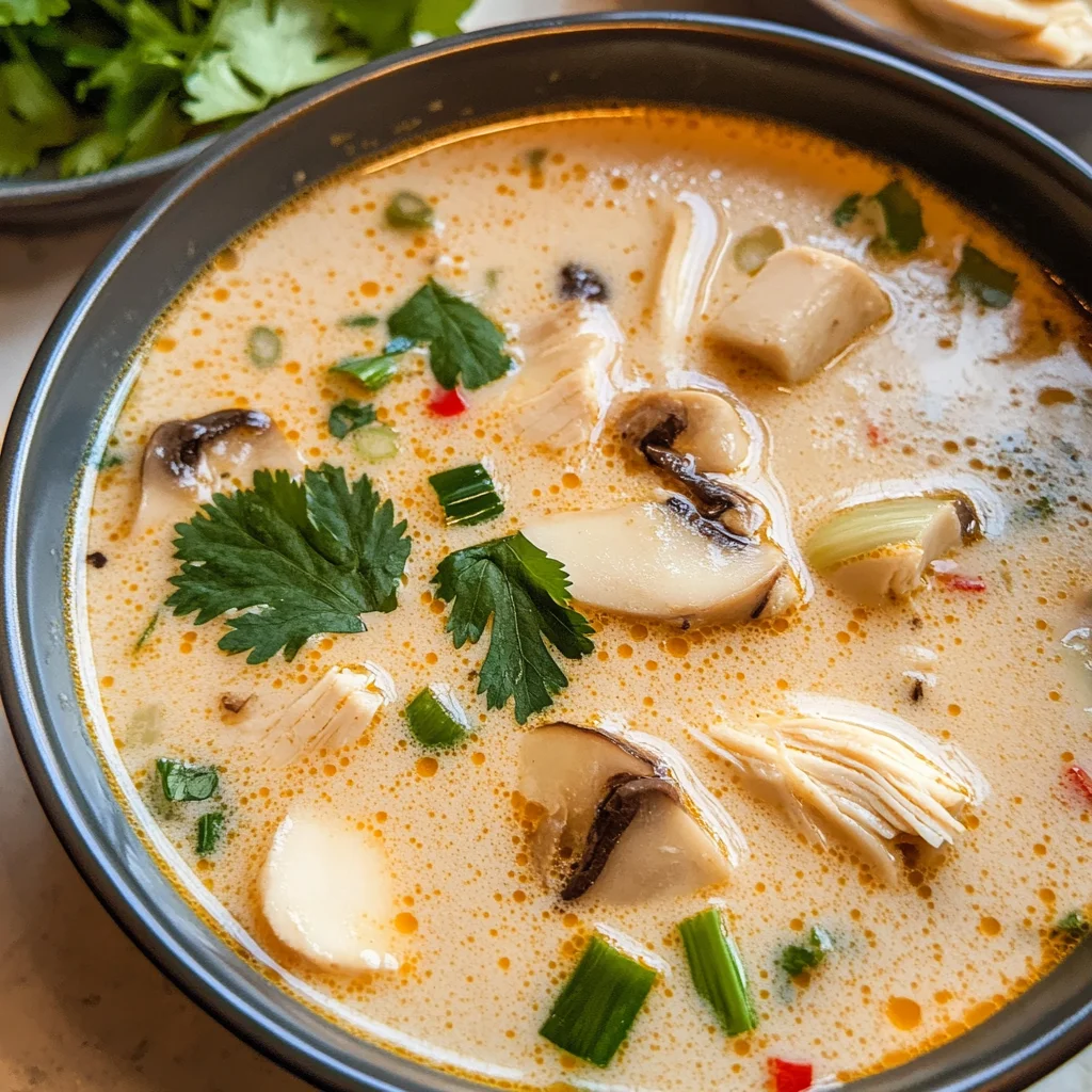 Slow Cooker Tom Kha Soup Recipe