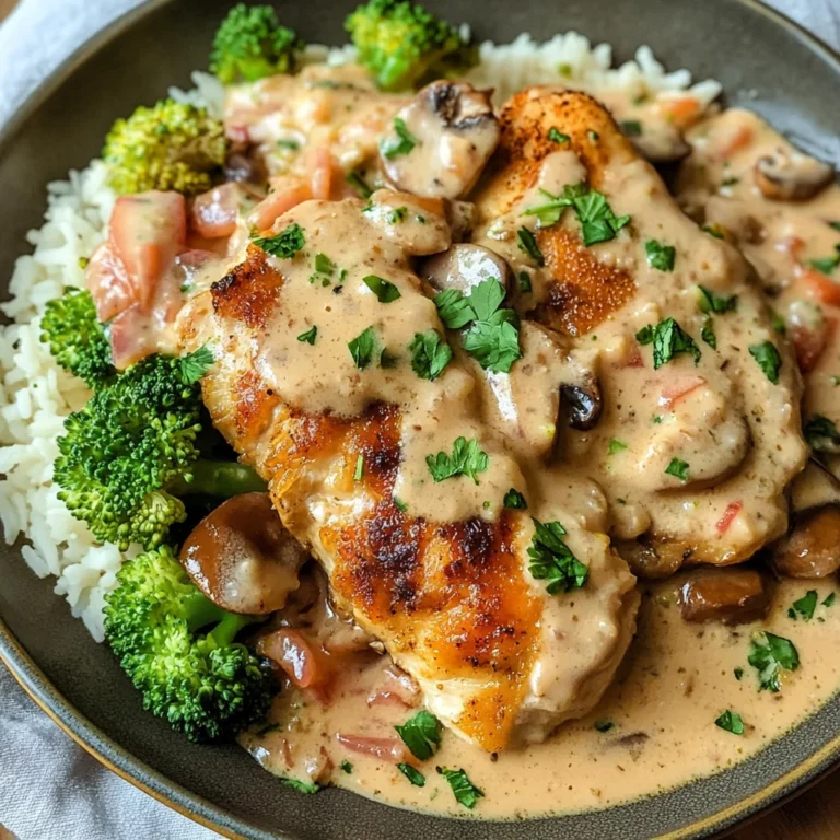 Smothered Chicken and Rice