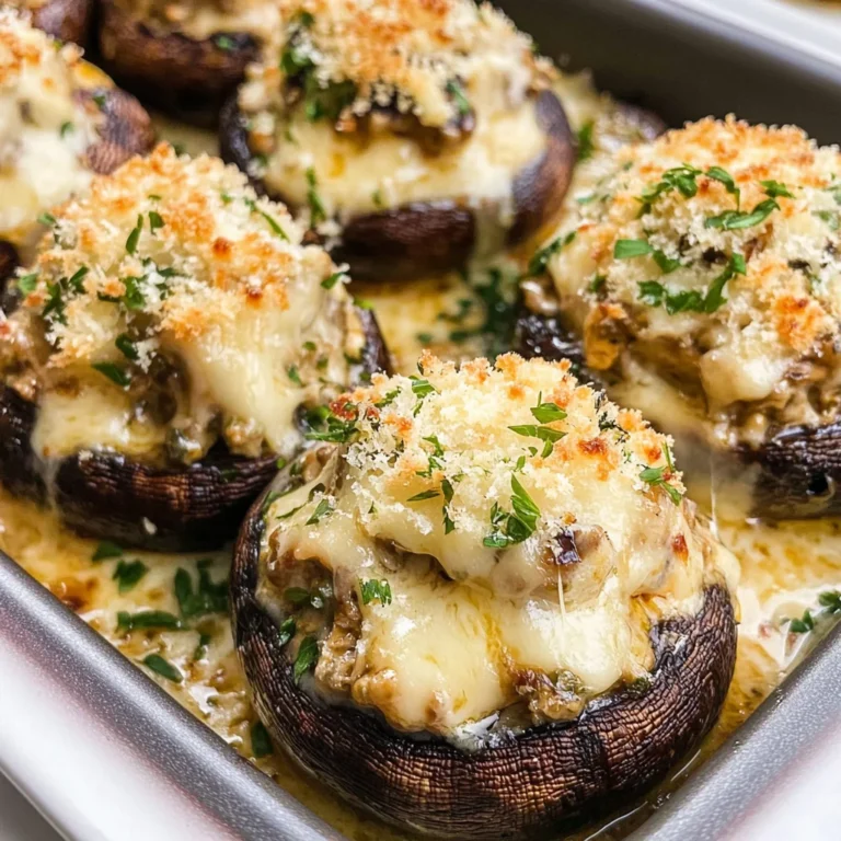Tasty Olive Garden Stuffed Mushrooms