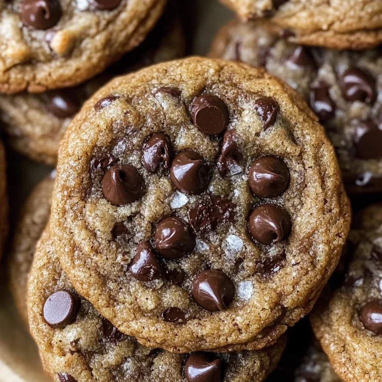 Thick Espresso Chocolate Chip Cookies