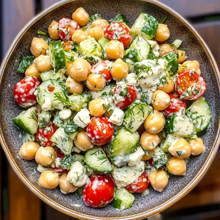 Tzatziki Chickpea Salad