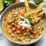 Vegan White Chickpea Chili
