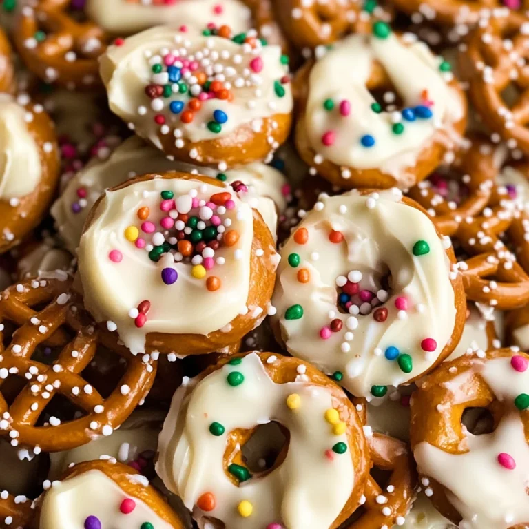 White Chocolate Peanut Butter Pretzel Bites