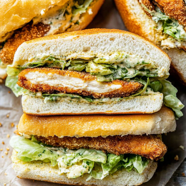 Crunchy Chicken Caesar Sandwich