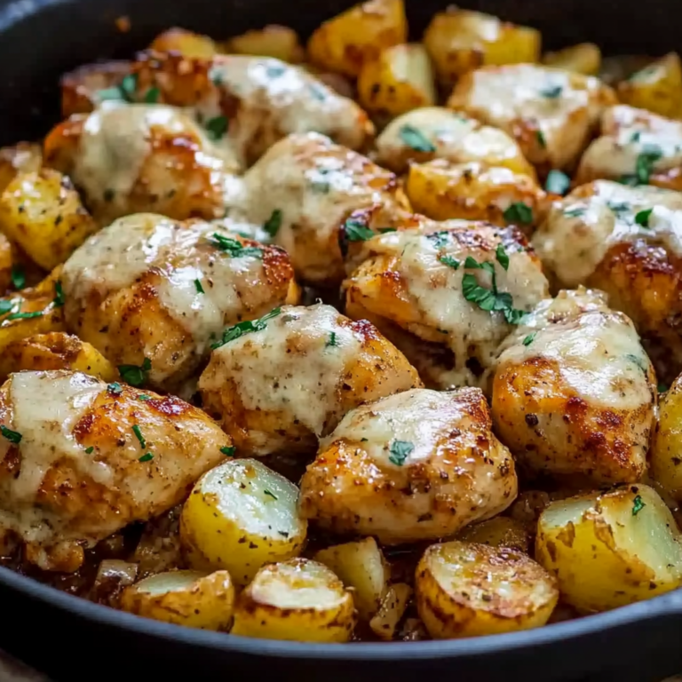 Garlic Parmesan Chicken and Potatoes (One-Pan Dinner)