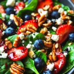 15-Minute Strawberry Spinach Salad