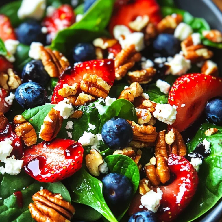 15-Minute Strawberry Spinach Salad