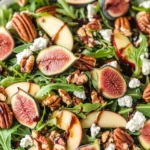 Apple Arugula Salad With Maple Pecans