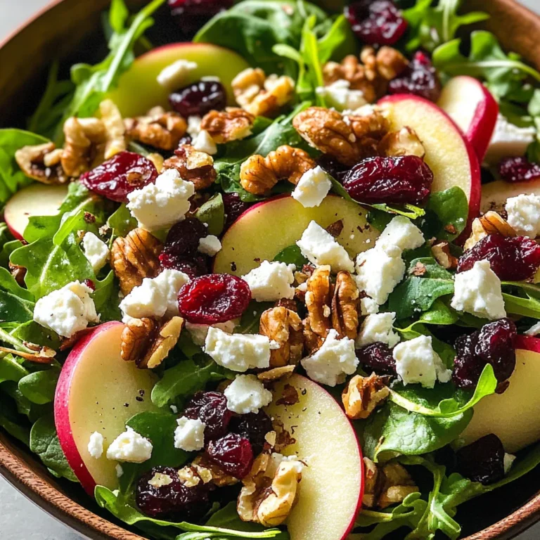 Apple Cranberry Walnut Salad