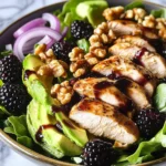 Blackberry Balsamic Chicken Salad