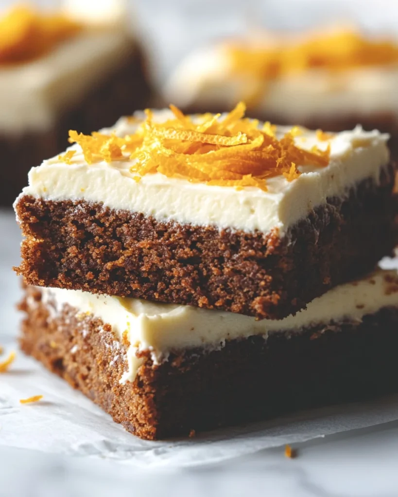 Blonde Orange Brownies