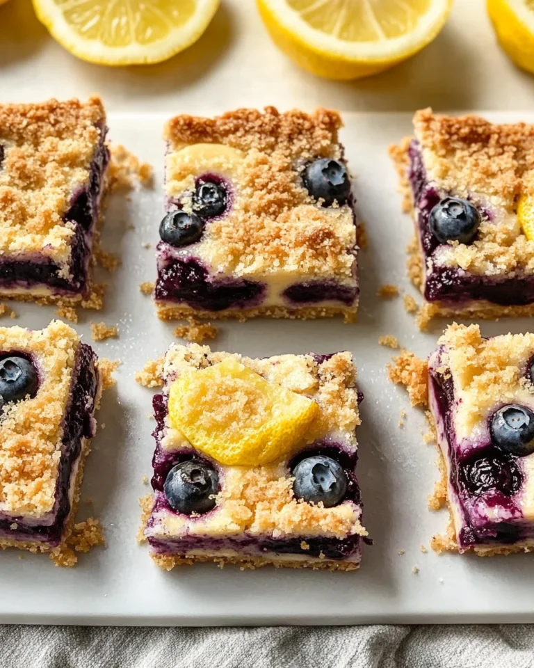 Blueberry Lemon Pie Bars
