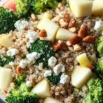 Broccoli Apple Quinoa Salad