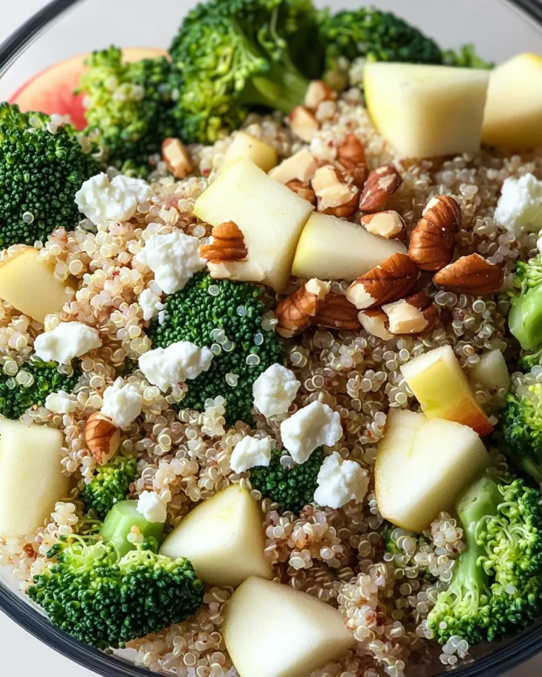 Broccoli Apple Quinoa Salad
