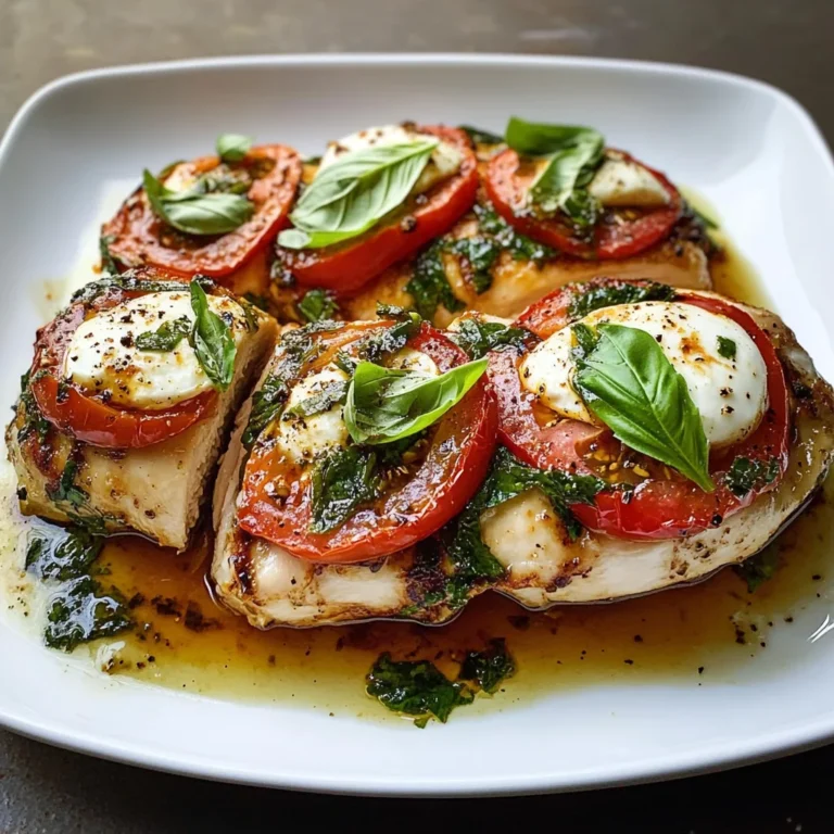 Caprese Stuffed Chicken