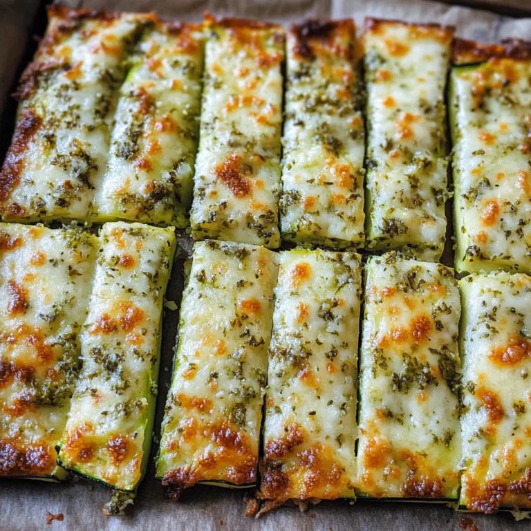 Cheesy Zucchini Breadsticks