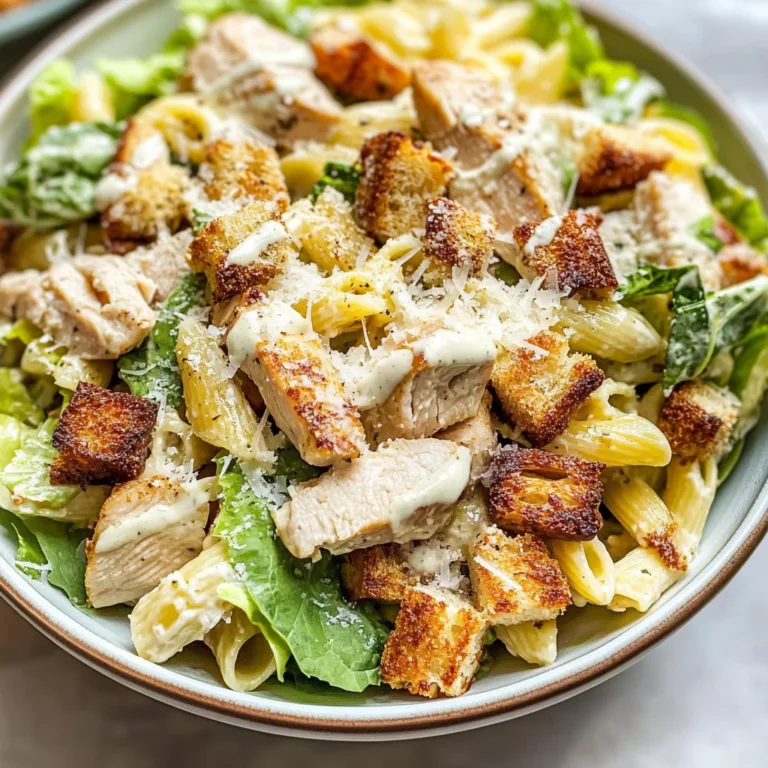 Chicken Caesar Pasta Salad