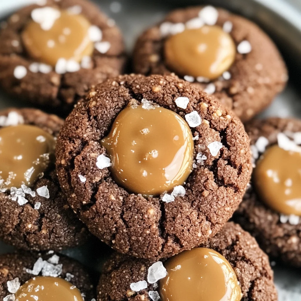 Chocolate Caramel Blossoms