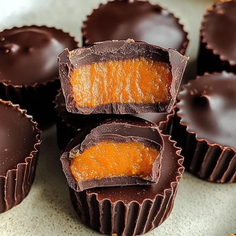 Chocolate Pumpkin Butter Cups
