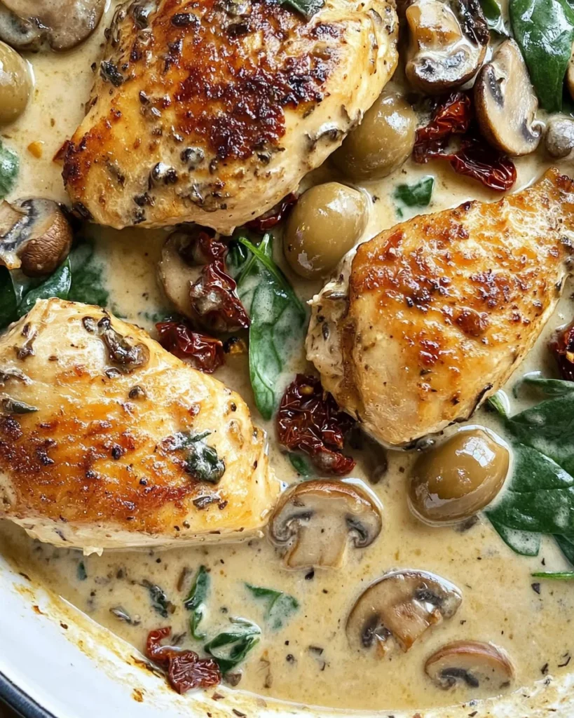 Creamy Mushroom Chicken Recipe