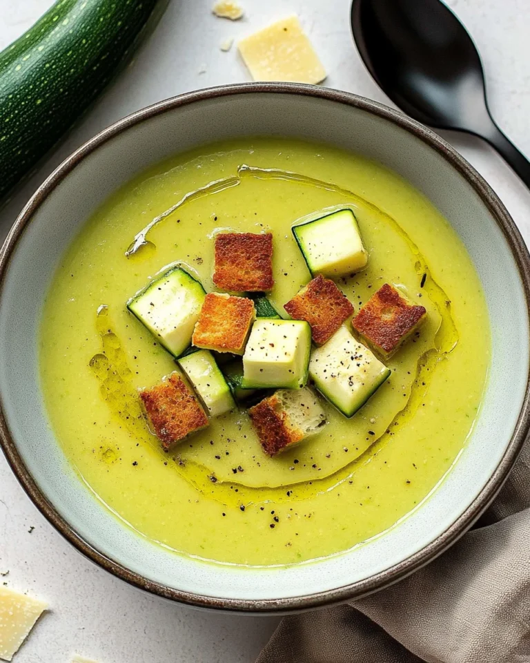 Creamy Zucchini Soup