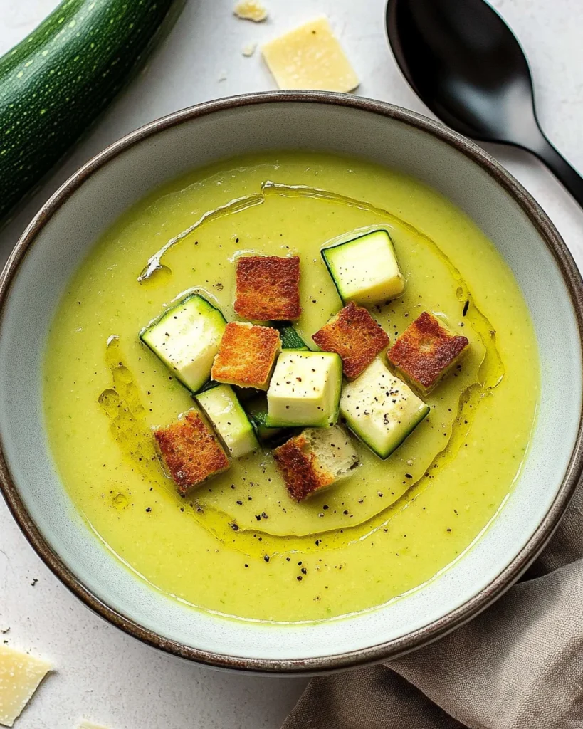 Creamy Zucchini Soup