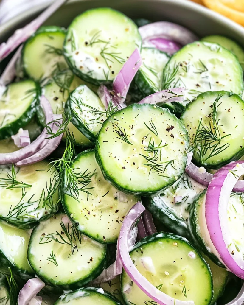 Cucumber Dill Salad