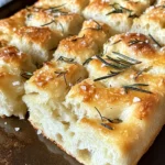 Easy Rosemary Garlic Focaccia Bread Recipe