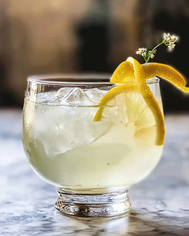 Elderflower Winter Gin Cocktail Recipe
