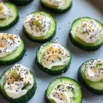 Everything Bagel Cucumber Bites