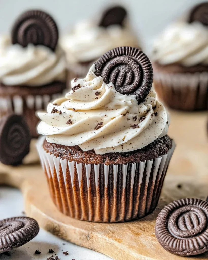 Gluten-Free Cookies & Cream Cupcakes