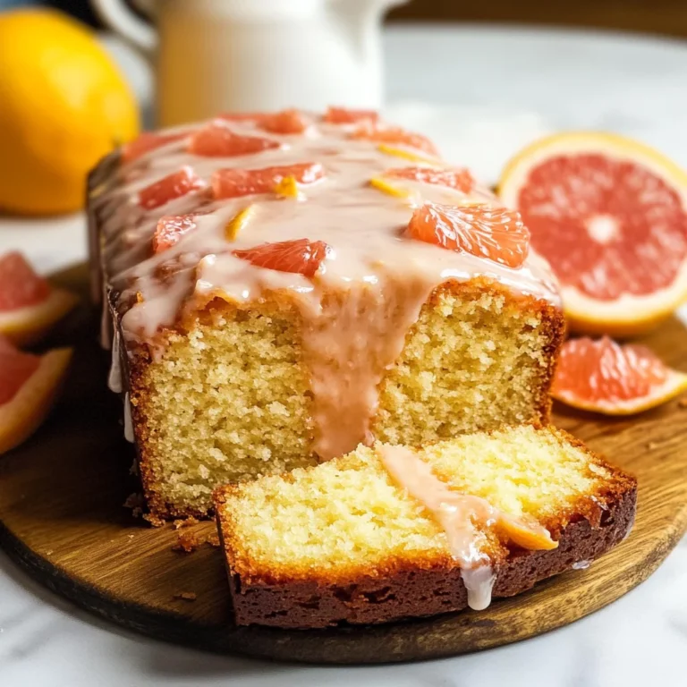 Grapefruit Pound Cake