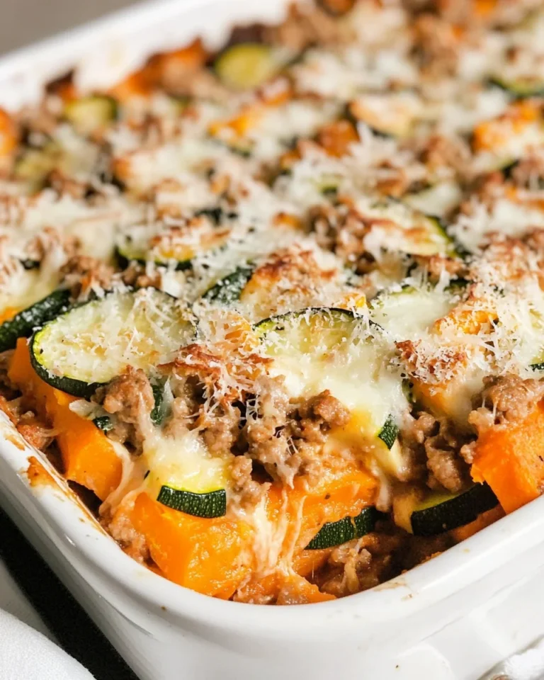 Ground Turkey Sweet Potato Bake