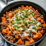 Ground Turkey and Sweet Potato Skillet