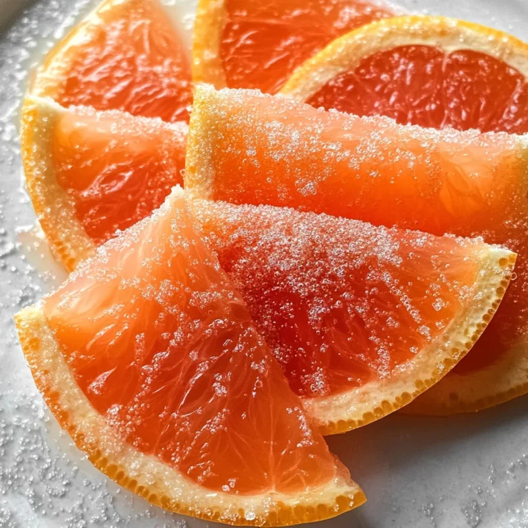 Homemade Grapefruit Slices
