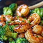 Honey Garlic Butter Shrimp and Broccoli