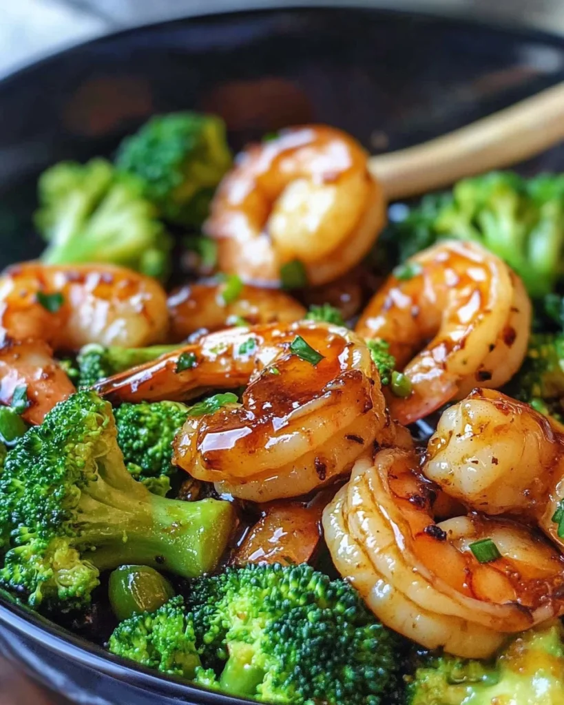Honey Garlic Butter Shrimp and Broccoli