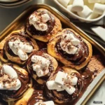 Hot Cocoa “Cinnamon” Rolls With Marshmallow Frosting