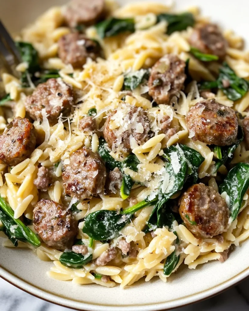 Italian Sausage Orzo