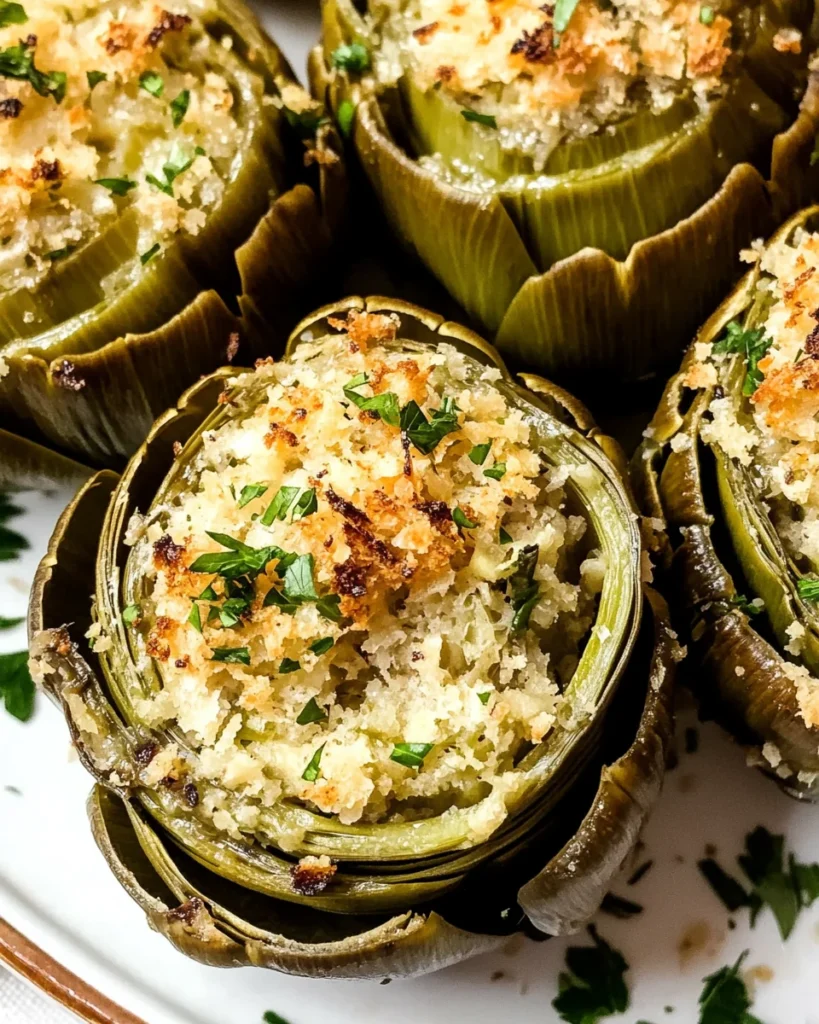Italian Stuffed Artichokes Recipe (Sicilian Style)