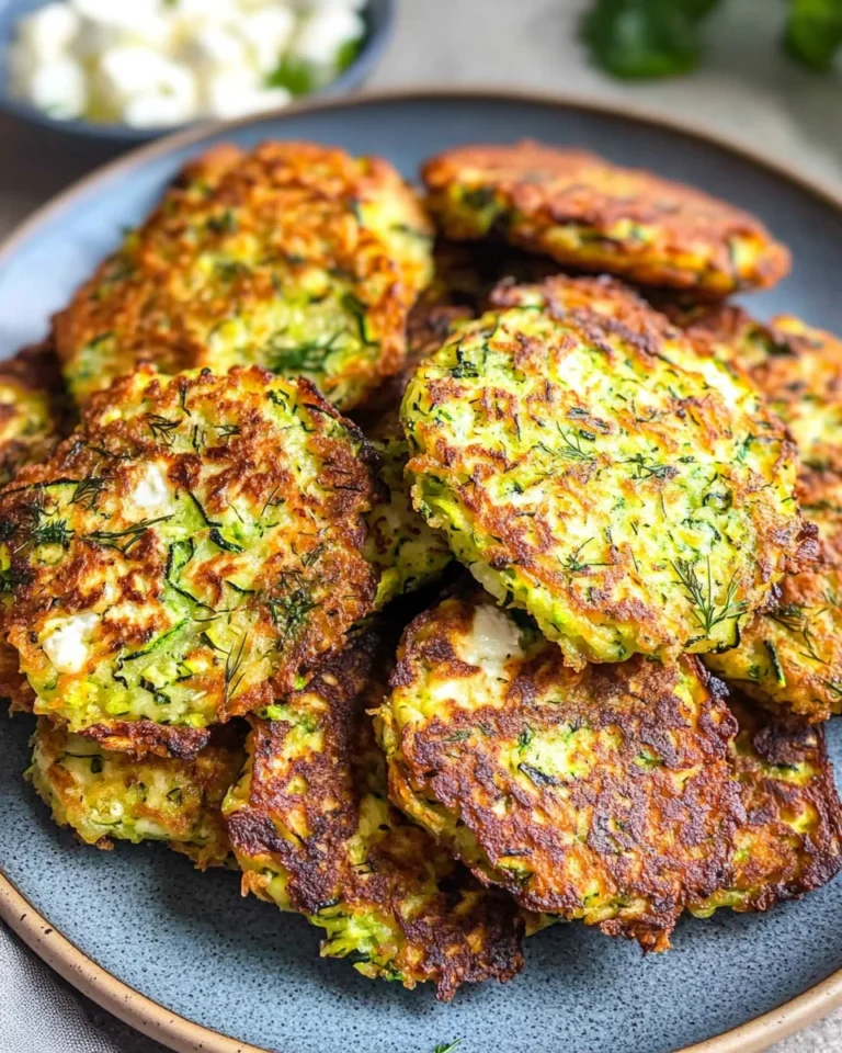 Kolokithokeftedes (Greek Zucchini Fritters)
