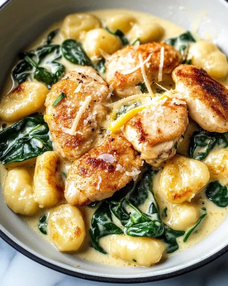 Lemon Chicken Gnocchi