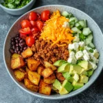 Loaded Potato Taco Bowl