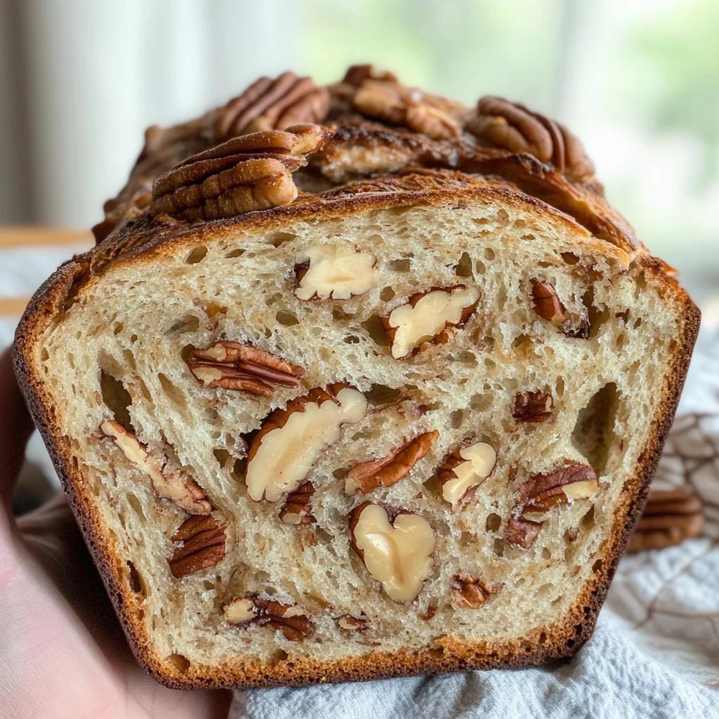 Maple Pecan Sourdough Bread