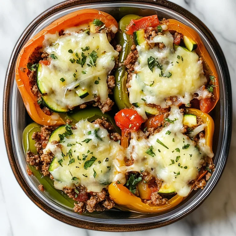 Meal Prep Unstuffed Pepper Bowls