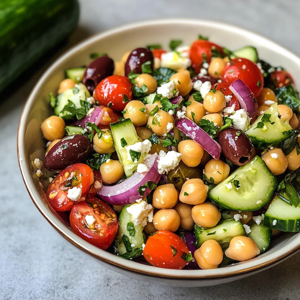 Mediterranean Chickpea Salad