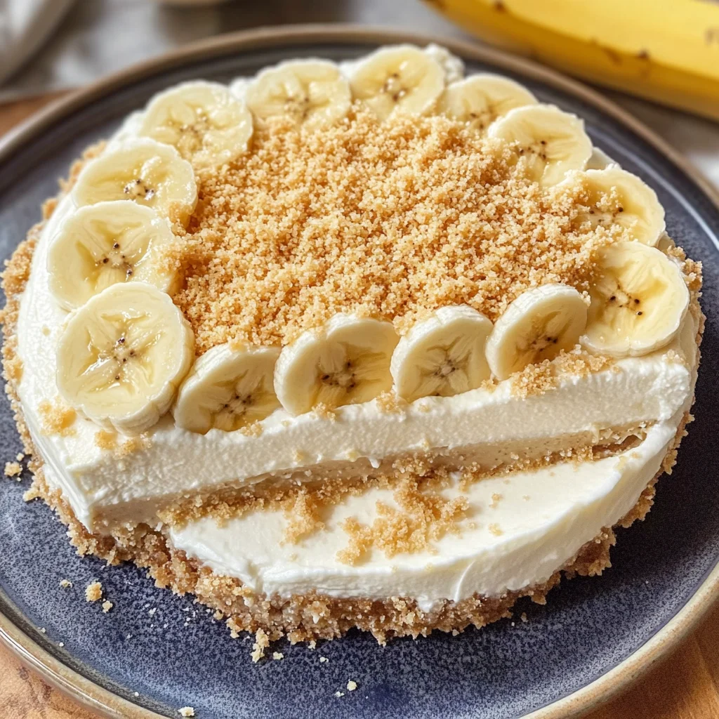 No Bake Banana Pudding Cheesecake