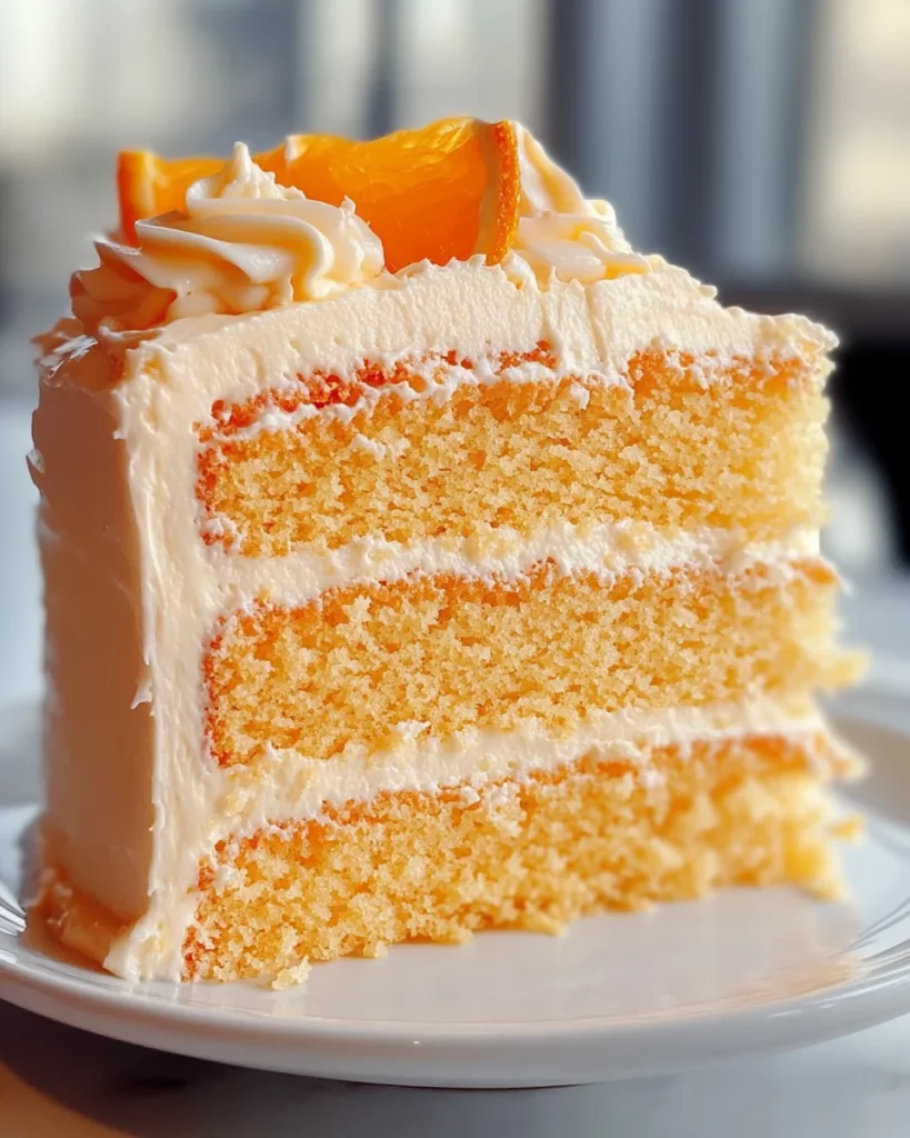 Orange Creamsicle Cake